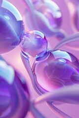 wallpaper style of organic shapes and curved lines, light violet and gray, alien worlds, circular shapes, close-up, fluid forms, purple, blue, violet, vivid colors, abstrract 2:3 for mobile phone BG