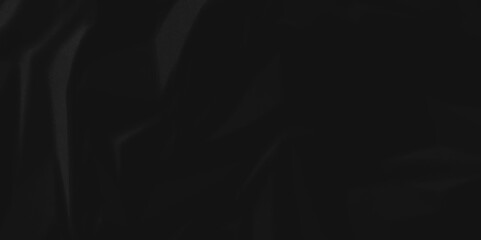 Black crumpled paper background texture pattern overlay. crinkled wrapper rumple wrinkled high resolution arts craft and Seamless black crumpled paper.	
