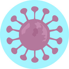 医療用アイコン「ばい菌・ウイルス」