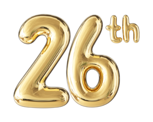 Anniversary Gold Number 26