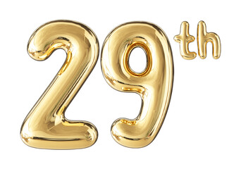 Anniversary Gold Number 29