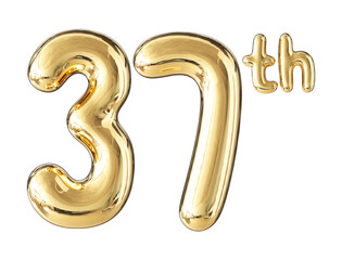 Anniversary Gold Number 37