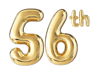 Anniversary Gold Number 56