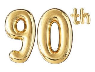Anniversary Gold Number 90