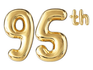 Anniversary Gold Number 95