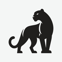 Obraz premium Majestic Panther Silhouette Set: Perfect for Your Design Needs