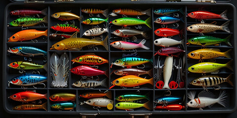 A high-quality image titled 'Default type realistic photography subject collection of fish 1' showcasing a variety of colorful fish and fishing scenes Ideal for nature and fishing enthusiasts