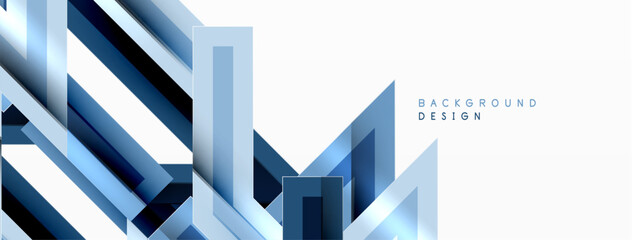 Line zig zag dynamic geometric abstract background. Colorful lines with shadow and light effects, various routes concept. Vector Illustration For Wallpaper, Banner, Background, Card