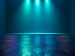 Obraz premium Radiant Neon Gradient Backdrop with Subtle Light Patterns for Modern Product Display and Concept