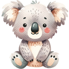watercolor cute bear