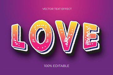 3d typography editable text effect design