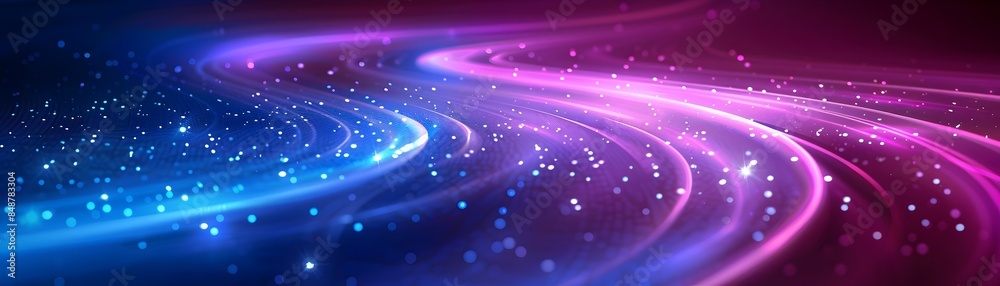 Canvas Prints captivating neon gradient swirls futuristic tech and gaming background for product concept
