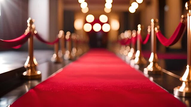 Red Carpet Entrance at an Event Generative AI