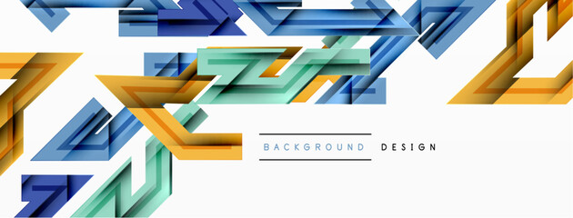 Dynamic lines geometric background. Vector Illustration For Wallpaper, Banner, Background, Card, Book Illustration, landing page