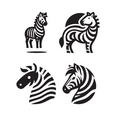 Zebra Vector Design, Animal Design, Vector, Illustration