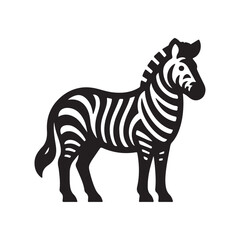 Zebra Vector Design, Animal Design, Vector, Illustration