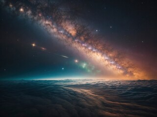 Obraz premium sunrise in space