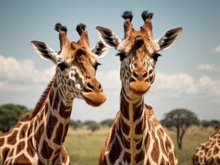 Obraz premium giraffe in the wild