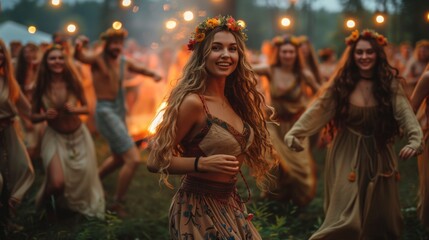 Summer solstice holiday or festival.