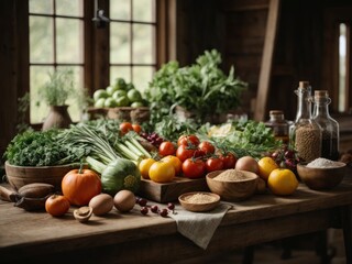 vegetables and fruits