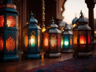lantern in the night