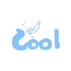 푸른색 시원한 단어 이미지