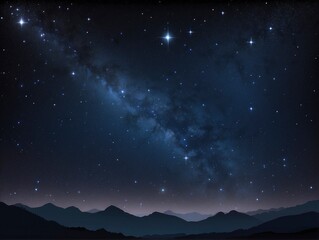 Fototapeta premium starry night sky