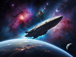 Obraz premium ufo in space