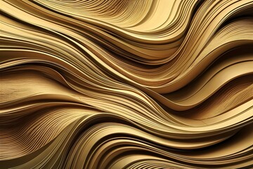 Obraz premium abstract piece of digital art with a golden background