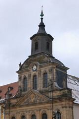Blick in die Altstadt von Bayreuth in Bayern	