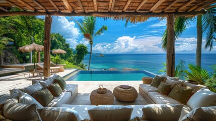 Obraz premium Located in the heart of tropical paradise.