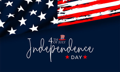 happy 4th of July independence day , vektor background, poster, banner, flyer, template .