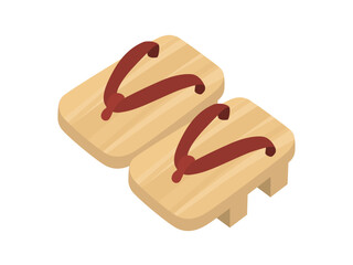 下駄のベクターイラスト