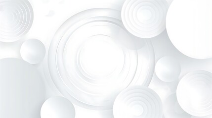 Abstract background with gray circle. White and grey abstract modern transparency circle presentation background.