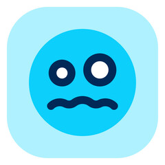 Editable scared face expression emoticon vector icon. Part of a big icon set family. Part of a big icon set family. Perfect for web and app interfaces, presentations, infographics, etc