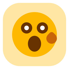 Editable suprised expression emoticon vector icon. Part of a big icon set family. Part of a big icon set family. Perfect for web and app interfaces, presentations, infographics, etc