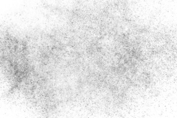 Black grunge texture on white background. Abstract wall pattern. Old paper backdrop. Gray wallpaper. Vector Illustration, EPS 10.	