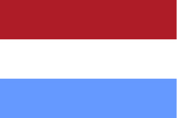 flag of Luxembourg flag - isolated vector illustration
