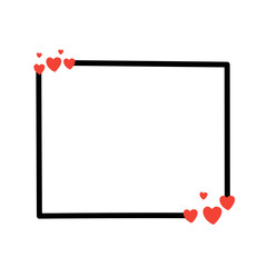 heart valentine frame