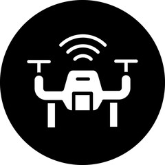 Vector Design Smart Drone Icon Style