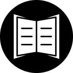 Vector Design Open Book Icon Style