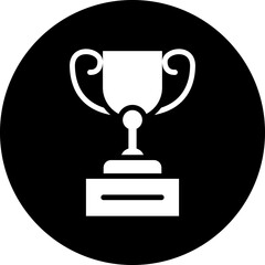 Vector Design Trophy Icon Style