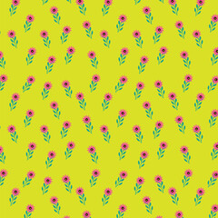 seamless pattern with flowers