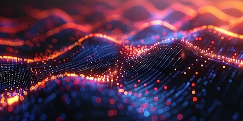 
Data technology background. Big data visualization. Flow of data. Information code. Background in a matrix style. 4k rendering, Bright color, realistic