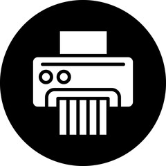 Vector Design Paper Shredder Icon Style