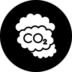 Vector Design Carbon dioxide Icon Style