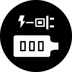 Vector Design Charging Battery Icon Style