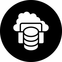 Vector Design Cloud Storage Icon Style