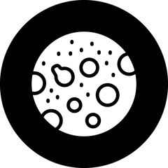 Vector Design Moon Icon Style