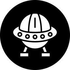 Vector Design UFO Icon Style